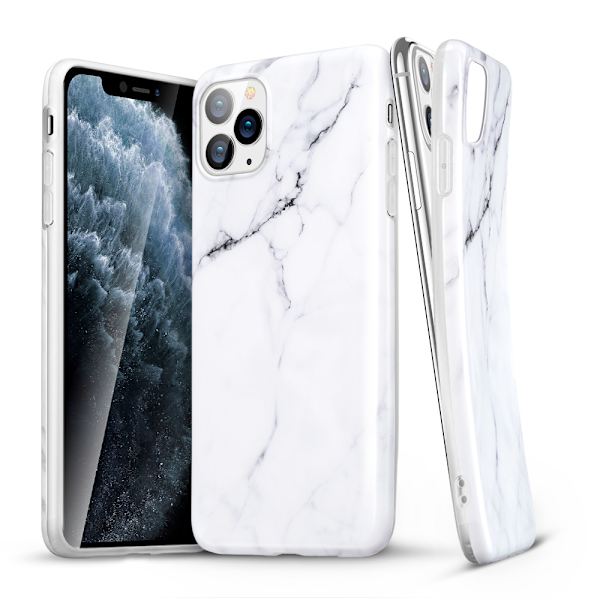 ESR Slim Soft Skal iPhone 11 Pro Max Marmor Vit