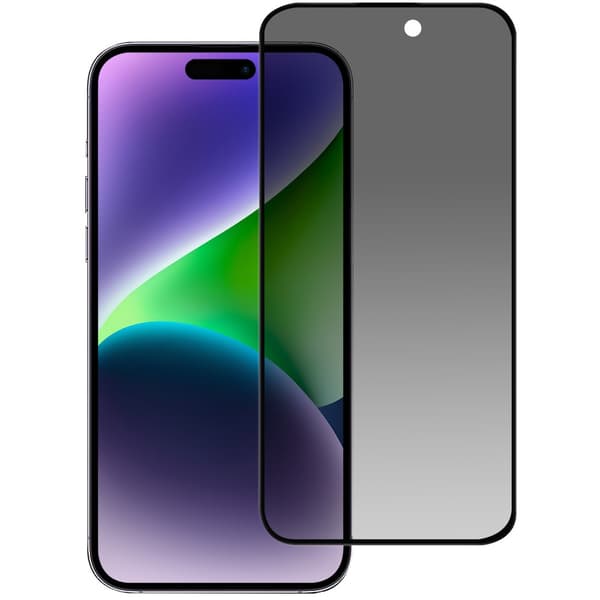 Privacy Hærdet Glas Skærmbeskytter iPhone 15 Pro Max