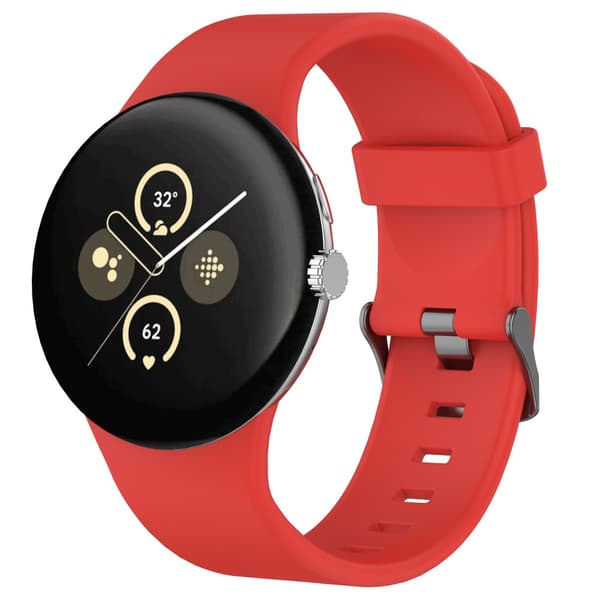 Silikoniranneke Google Pixel Watch 4 45mm Punainen