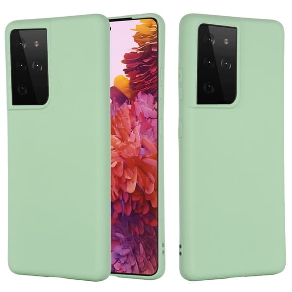 Silikoni kuori Samsung Galaxy S21 Plus Vihreä