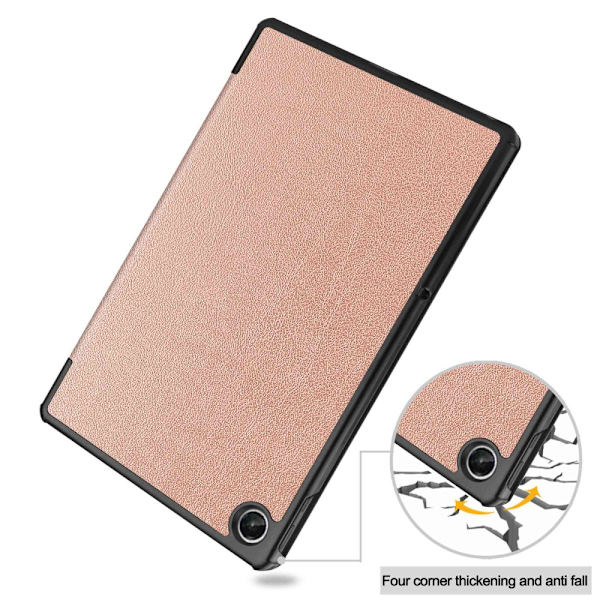 Lenovo Tab M10 Plus (3rd gen) Fodral Tri-fold Roséguld