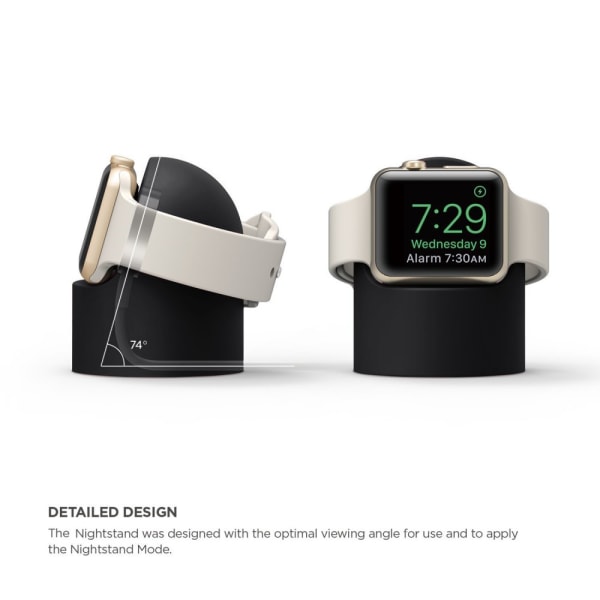 Opladningsstativ til Apple Watch - Sort