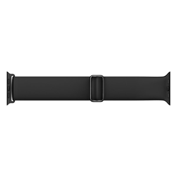 Elastisk Silikone Armbånd Apple Watch 38/40/41 mm Sort