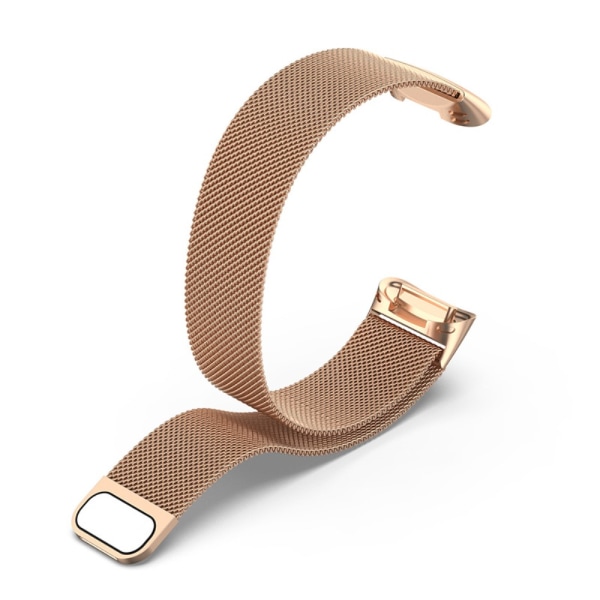 Milanese Loop Rannekoru Fitbit Charge 5 Rose Gold