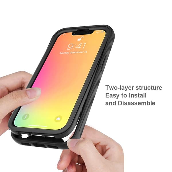 Allround Cover Skal iPhone 13 Mini Sort