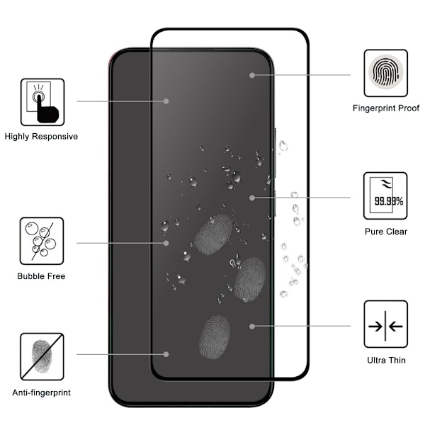 Heltäckande Härdat Glas Skärmskydd Xiaomi 13T Pro
