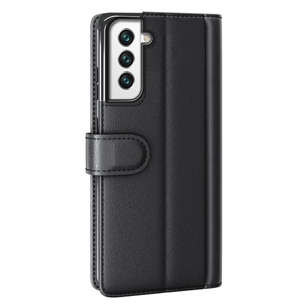 Ægte lædercover Samsung Galaxy S22 Sort