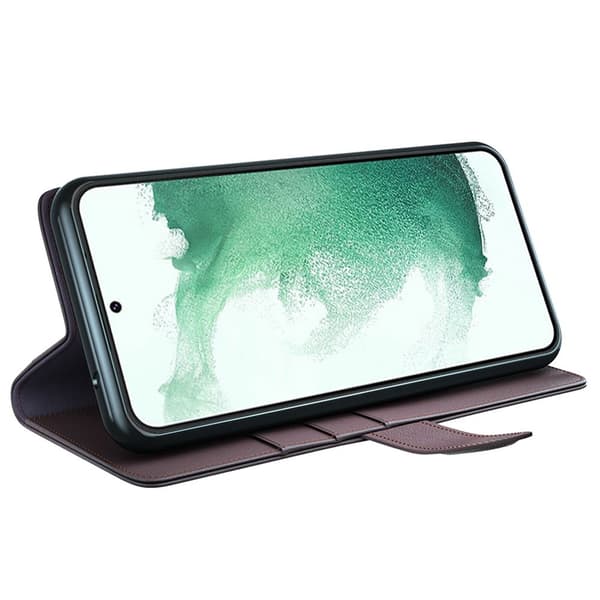 Äkta Läderfodral Samsung Galaxy S23 Brun