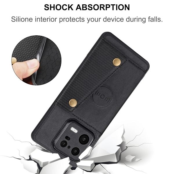 Kotelo lompakolla Xiaomi 13 Musta
