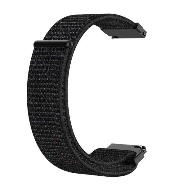 Nylon rannekoru Samsung Galaxy Watch 46mm musta
