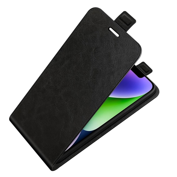 Flip Læderetui iPhone 15 Sort