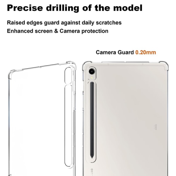 Etui til Samsung Galaxy Tab S9 TPU Transparent