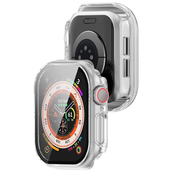 Skal Apple Watch Series 10 46mm Hårdplast + Glas Transparent