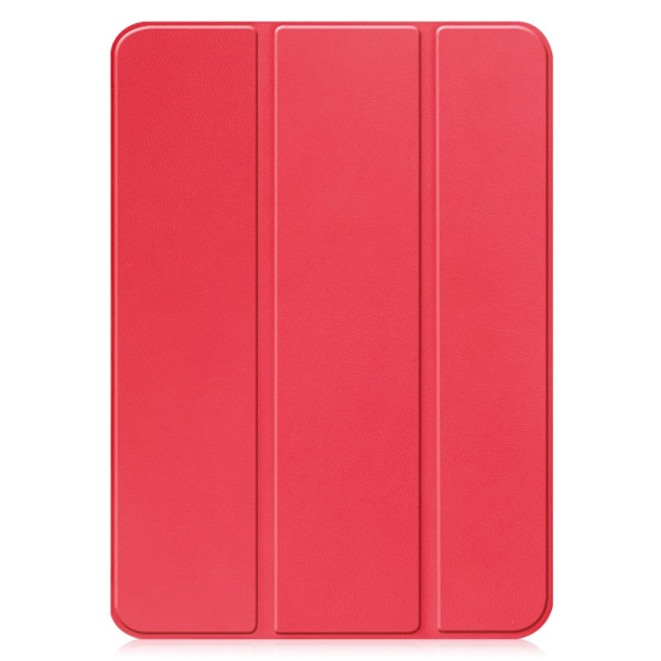 iPad 10.9 2022 (10. sukupolvi) -kotelo, kolminkertainen, punainen