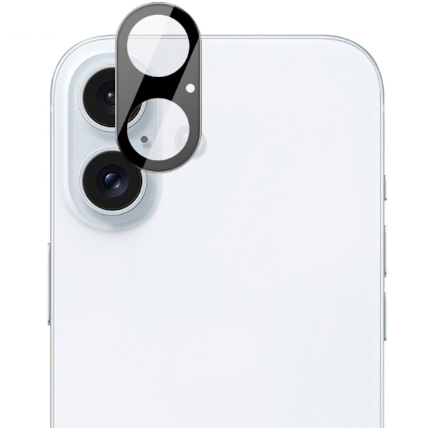 Imak Härdat Glas Linsskydd iPhone 16 Svart