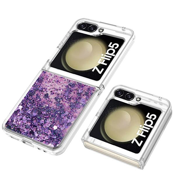 Glitter Bling TPU -kuori Samsung Galaxy Z Flip 5 - Lila
