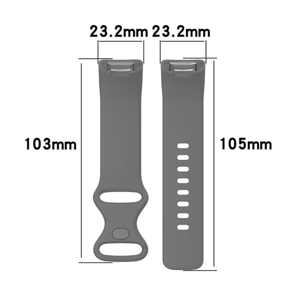 Silikonarmband Fitbit Charge 5 Mörkblå (S)