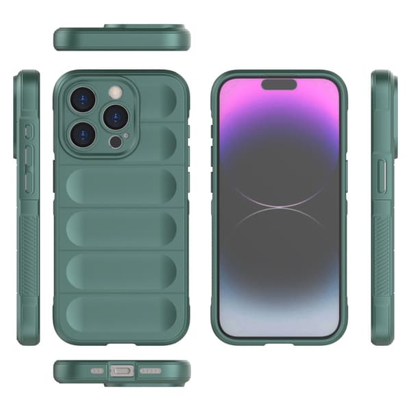 Drop-Proof Skal iPhone 15 Pro Max Grön
