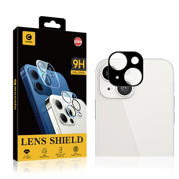 Mocolo Kamerabeskyttelse iPhone 13 0,2mm Hærdet Glas Sort
