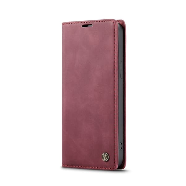 CaseMe Slim Plånboksfodral iPhone 16e Röd