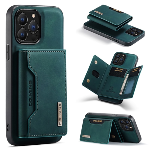 DG.MING 2 i 1 Magnetisk Kortlomme Etui iPhone 16 Pro Max Grøn