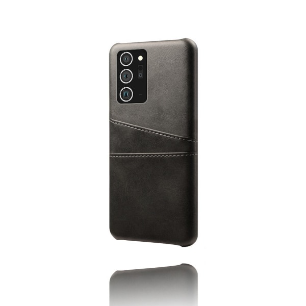 Nahkakotelo korttipaikalla Galaxy Note 20 Ultra Black