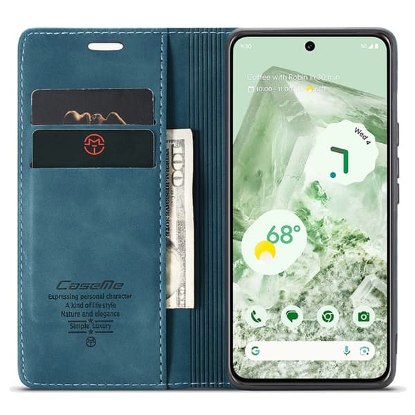 CaseMe Slim Wallet Cover Google Pixel 8a Blå