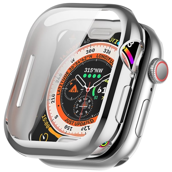 Helt dækkende TPU-skal Apple Watch Series 10 46mm Sølv