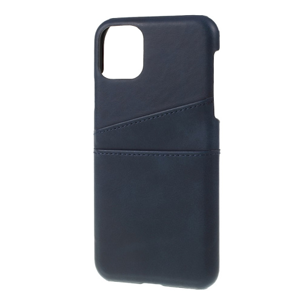 Läderskal Med Kortfack iPhone 11 Pro Max Mörkblå