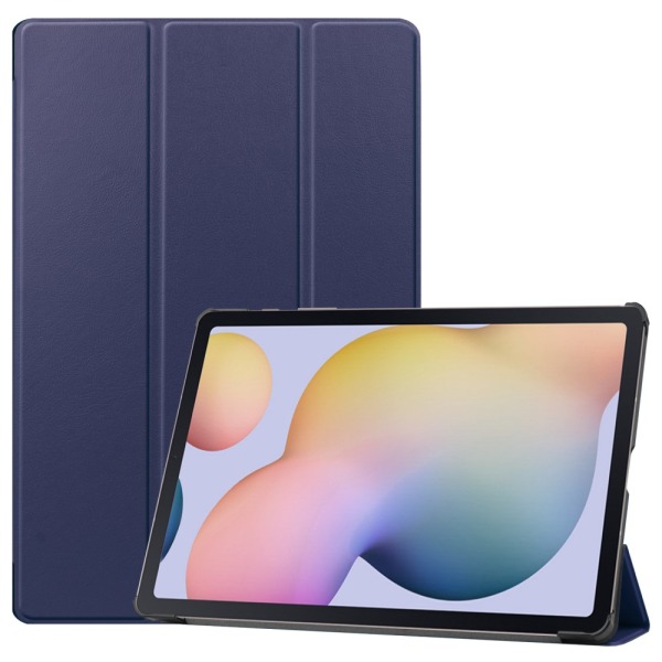 Samsung Galaxy Tab S7 Plus/S8 Plus 12.4 etui Tri-fold Blå