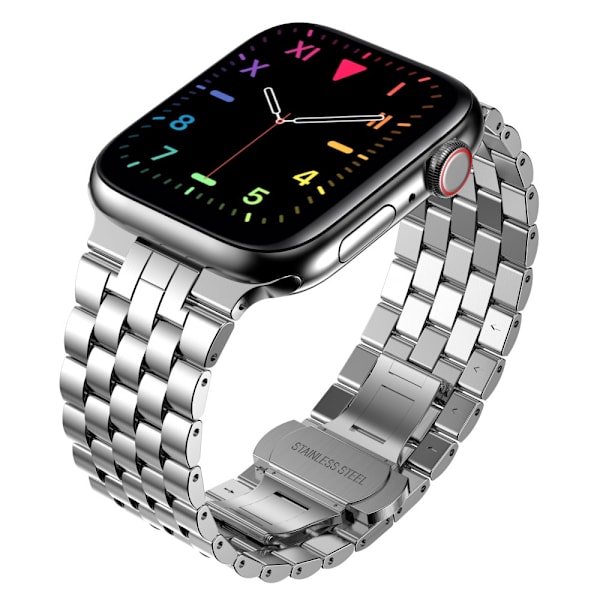 Rustfrit stål armbånd til Apple Watch 38/40/41 mm Sølv