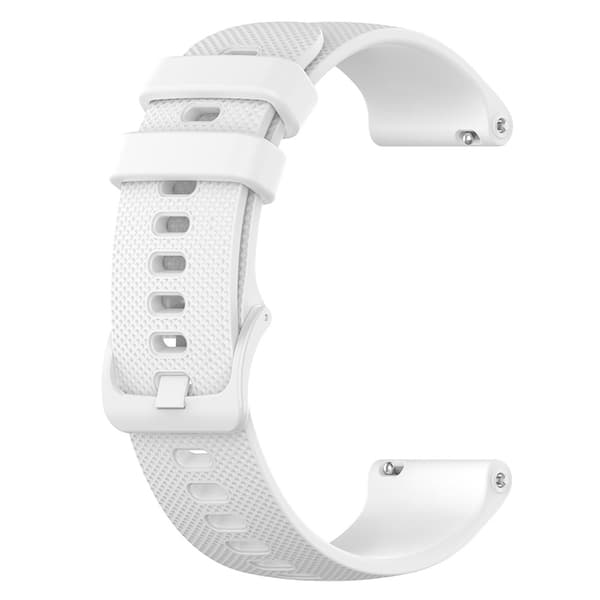 Silikonearmbånd Garmin Vivoactive 4s Hvid