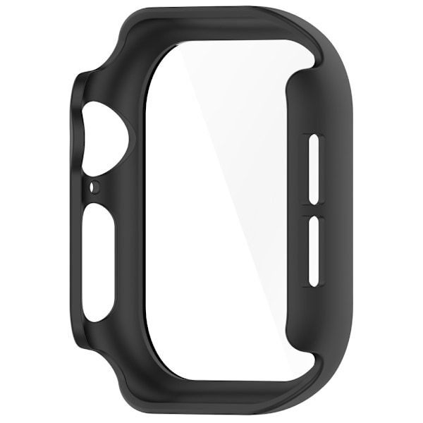 Skal til Apple Watch Series 10 46mm Hårdplast + Glas Sort