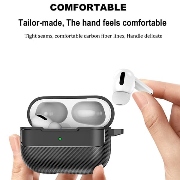 Carbon Case Apple AirPods Pro 3 Transparent