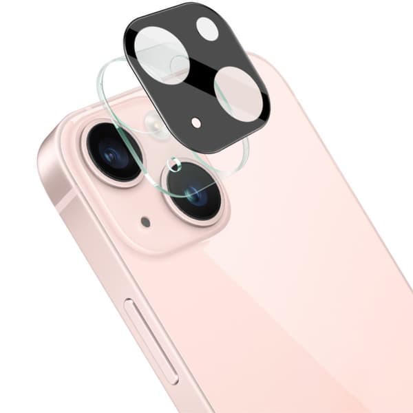 Imak Hærdet Glas Linsebeskyttelse iPhone 15/iPhone 15 Plus Sort