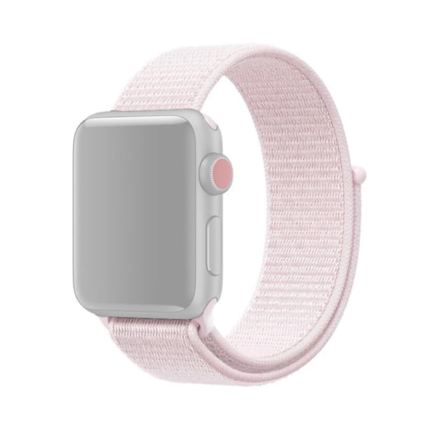 Nylonkellonauha Apple Watch Series 10 46mm Vaaleanpunainen