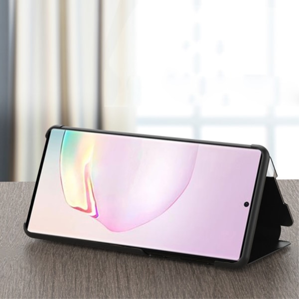 Flip Fodral Med Display Samsung Galaxy Note 20 Ultra Svart