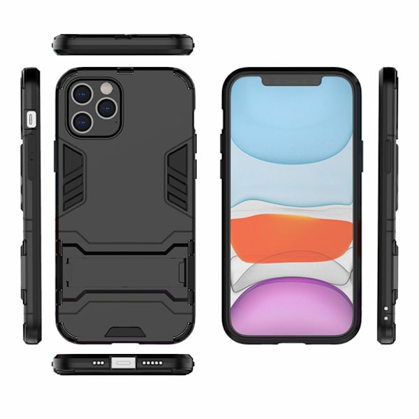 Kickstand Skal iPhone 12/12 Pro Svart