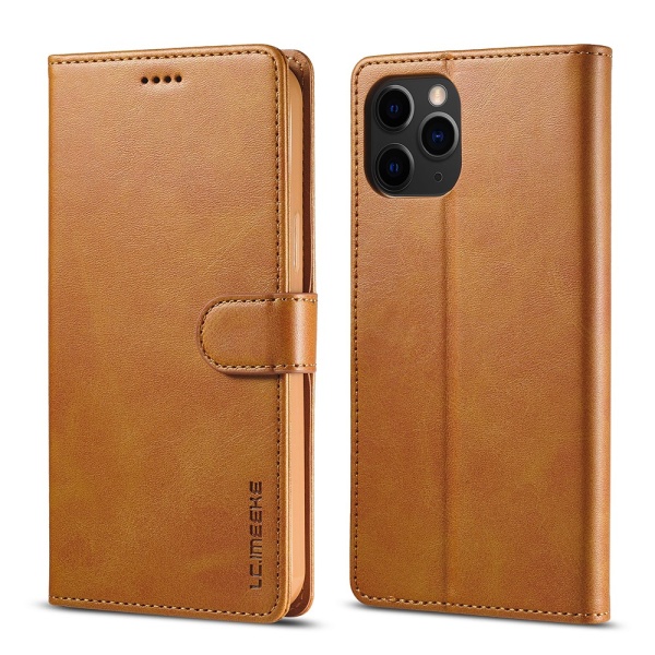 LC.IMEEKE Lompakkokotelo iPhone 13 Pro Cognac