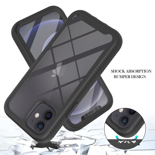 360 Heltäckande Skal iPhone 12 Mini Svart