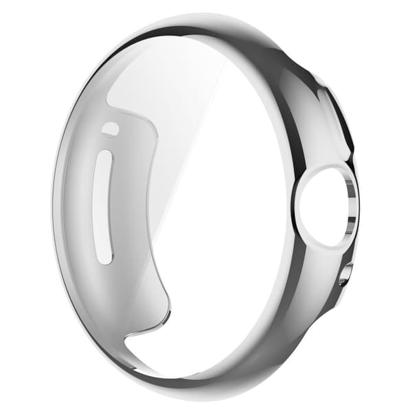 Helt dækkende TPU-skal til Google Pixel Watch 3 41mm Sølv