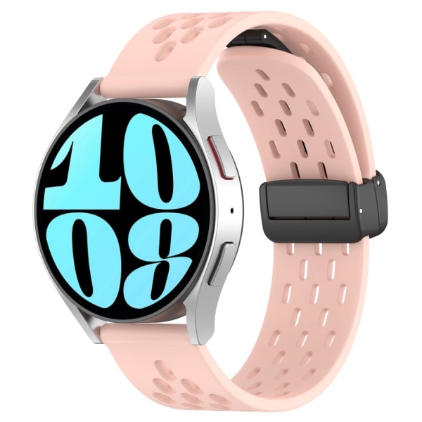 Silikonarmband Sport Samsung Galaxy Watch 6 44mm Rosa