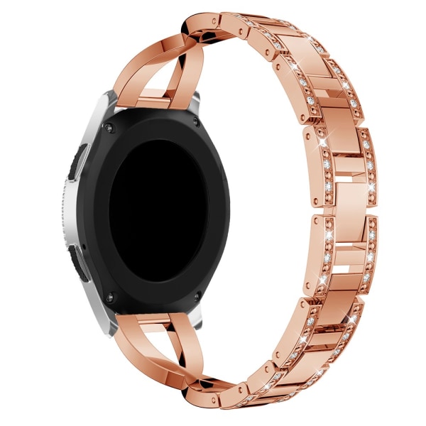 Rhinestone-kristallirranneke Samsung Galaxy Watch 46mm Rose Gold