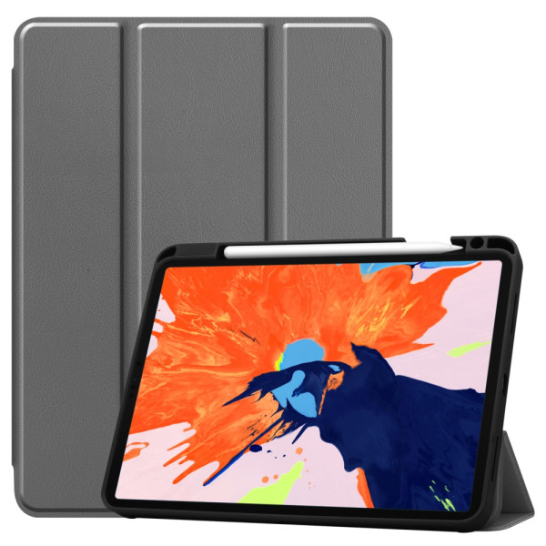iPad Pro 12.9 3rd Gen (2018) Fodral Tri-Fold Med Pencil-hållare