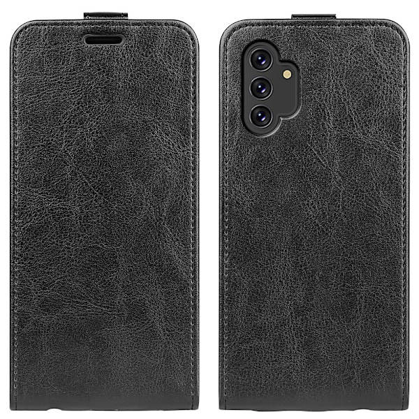 Læder Flip Cover Samsung Galaxy A13 Sort