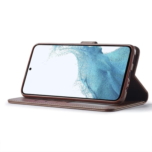 LC.IMEEKE Pungetui Samsung Galaxy S24 FE Brun