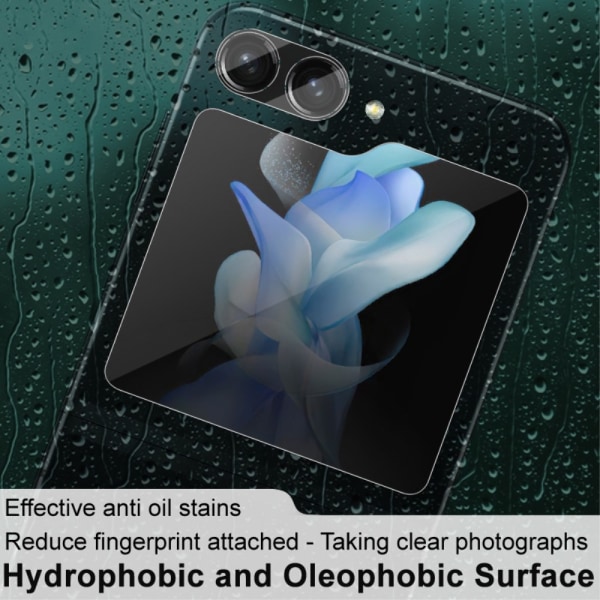 IMAK linsebeskytter i hærdet glas+bagskærmbeskytter Samsung Galaxy Z Flip 5