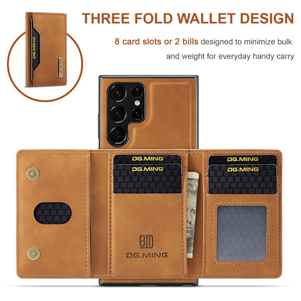DG.MING 2 in 1 Magnetic Card Slot Case Samsung Galaxy S24 Ultra
