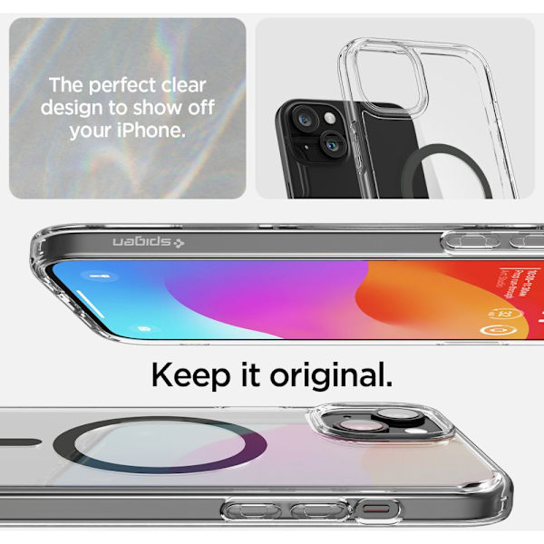 Spigen Ultra Hybrid MagSafe Cover iPhone 15 Grafit