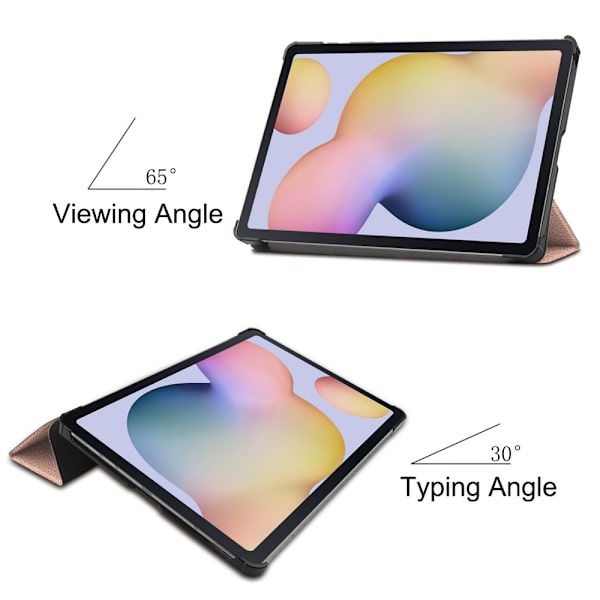 Samsung Galaxy Tab S7/S8 Etui Tri-fold Roséguld